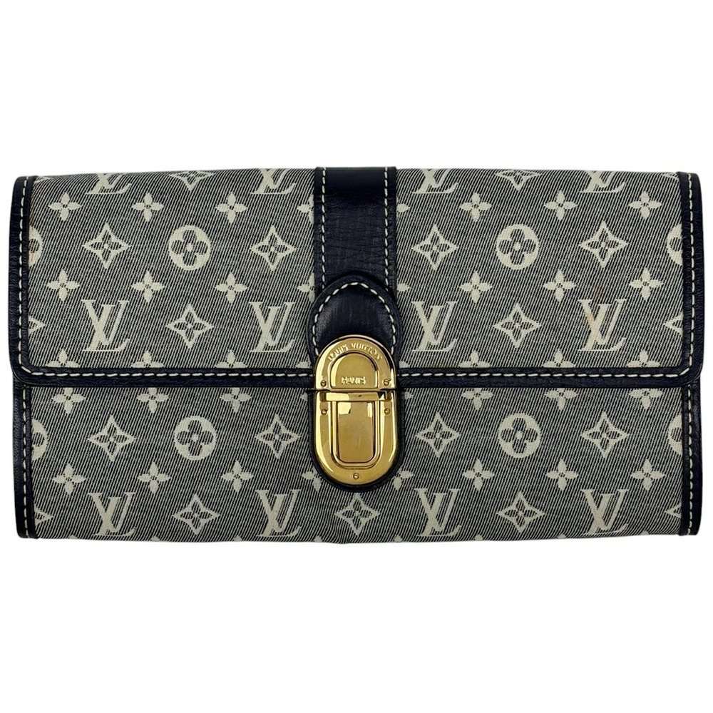 Louis Vuitton Portefeuille Sarah Bi fold Long Wallet Monogram Idylle Ancre
